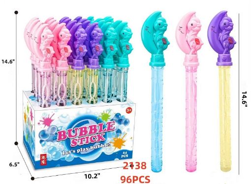 Picture of Unicorn Bubble Stick 8 dz