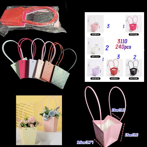 Picture of 5" Assorted Square Gift Bag 20 dz