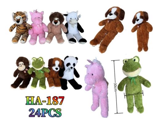 Picture of 31.5" Assorted Animal Plush 24 pcs