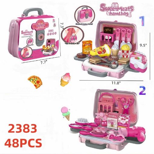 Picture of Makeup + Dessert Handbag Playset 48 pcs