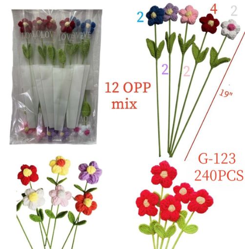 Picture of Crochet Daisy  240 pcs