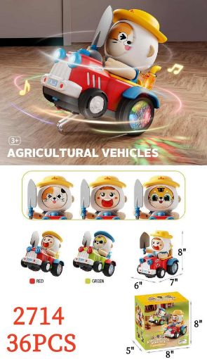 Picture of B/O Agricultural Spinning Car 36 pcs