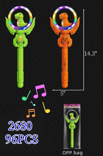 Picture of Dinosaur Light Up Spinning Wand 96 pcs