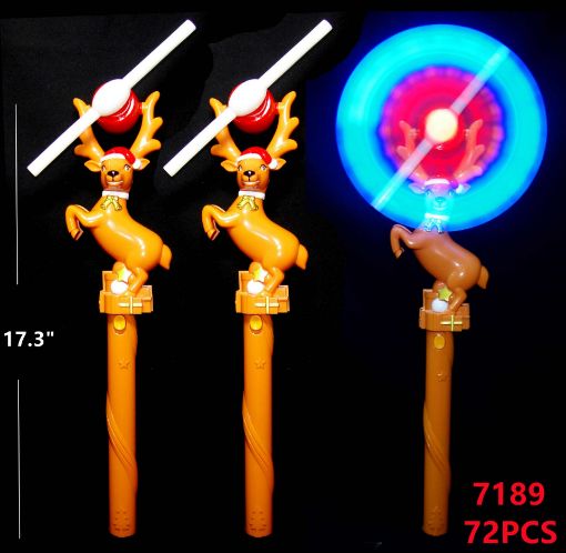 Picture of Flashing Reindeer Windmill 72 PCs