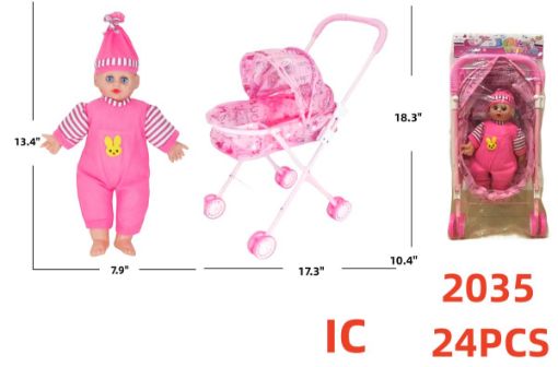 Picture of Baby Doll w/Stroller 24 PCS
