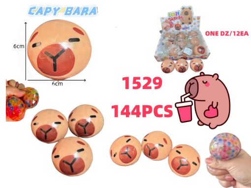 Picture of Capybara Squish Ball 12 dz