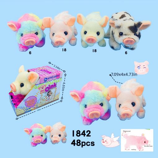 Picture of Assorted Walking Pig w/ Box 48 pcs