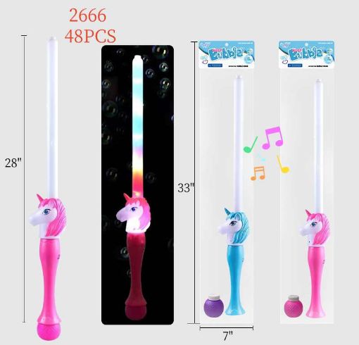 Picture of Unicorn Bubble Sword 48 pcs