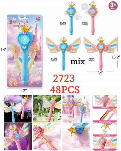Picture of Fairy Princess Bubble Wand 48 pcs