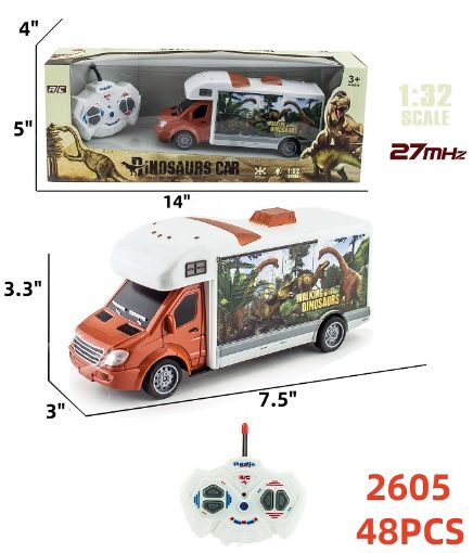 Picture of 1:32 RC Dinosaur Car 48 PCS