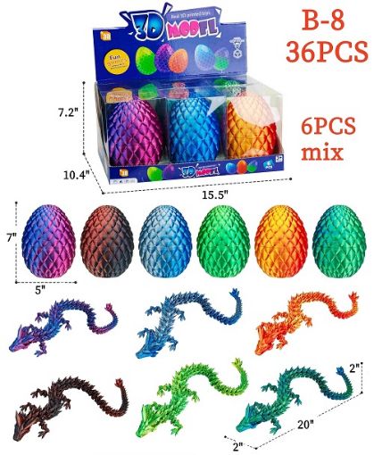 Picture of 20" 3D Dragon w/ 7" Egg 36 pcs