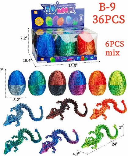 Picture of 24" 3D Dragon w/ 7" Egg 36 pcs