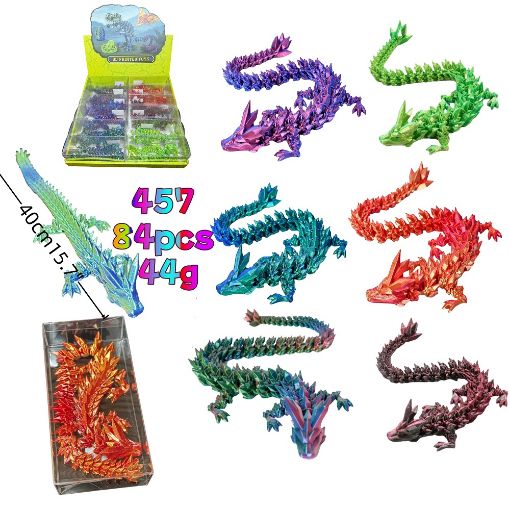 Picture of 16" (40cm) 3D Printed Dragon 84 PCS