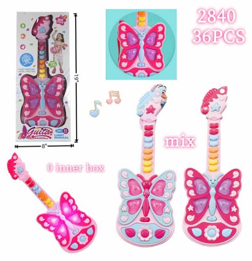 Picture of Butterfly Guitar w/ Light and Music 36 pcs