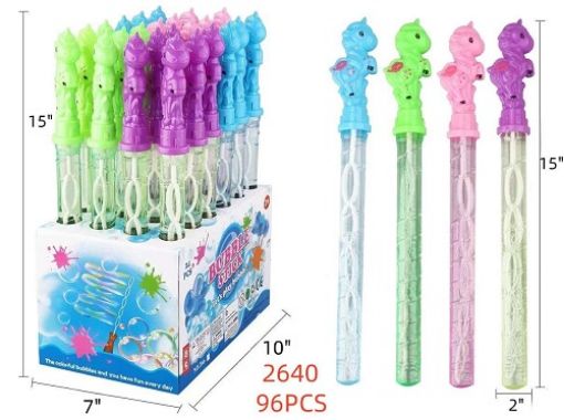 Picture of Unicorn Bubble Stick 8 dz