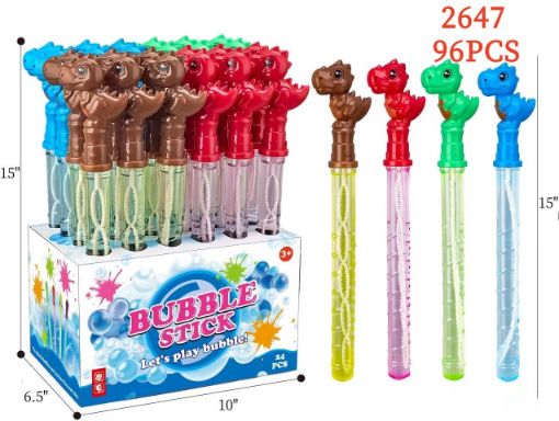 Picture of Dino Bubble Stick 8 dz
