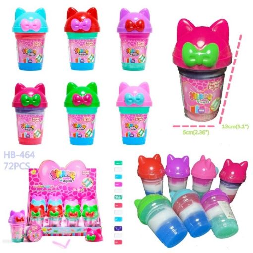 Picture of Cat Ear Slime Bottle 6 dz