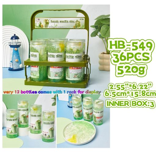 Picture of 520g Avocado Smoothie Slime 36 pcs