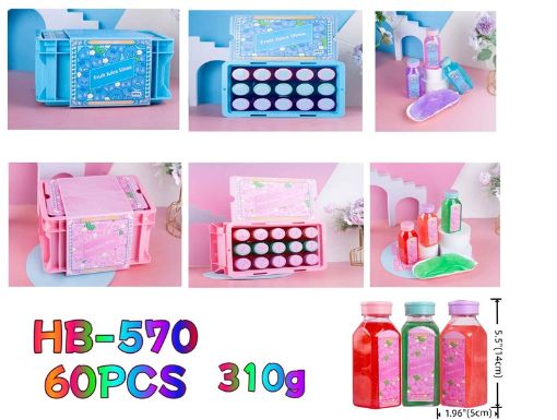 Picture of 310g Fruit Juice Slime Crate 60 pcs
