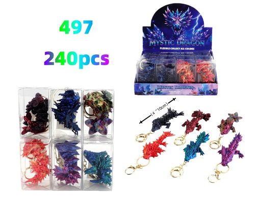 Picture of 3D Mystic Dragon Keychain 240 pcs
