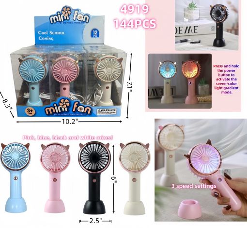 Picture of 6" Mini Fan w/ Display 144 pcs