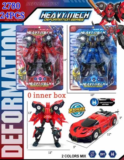 Picture of Heavy Mech Transforming Car 24 pcs