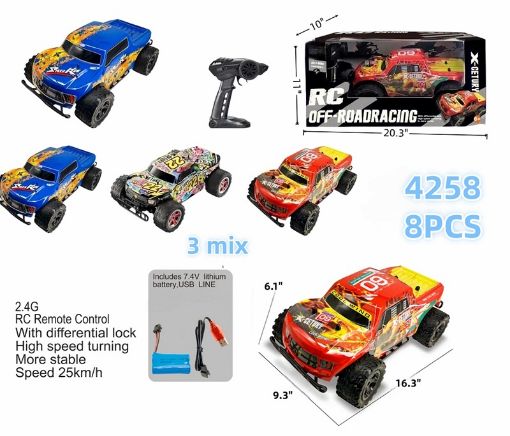 Picture of 1:10 RC High Speed Car 8 PCS
