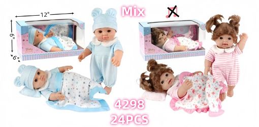 Picture of 12" Vinyl Doll 24 PCS