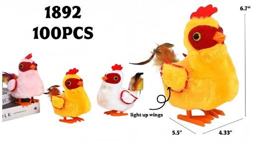 Picture of B/O Walking Rooster 100 PCS